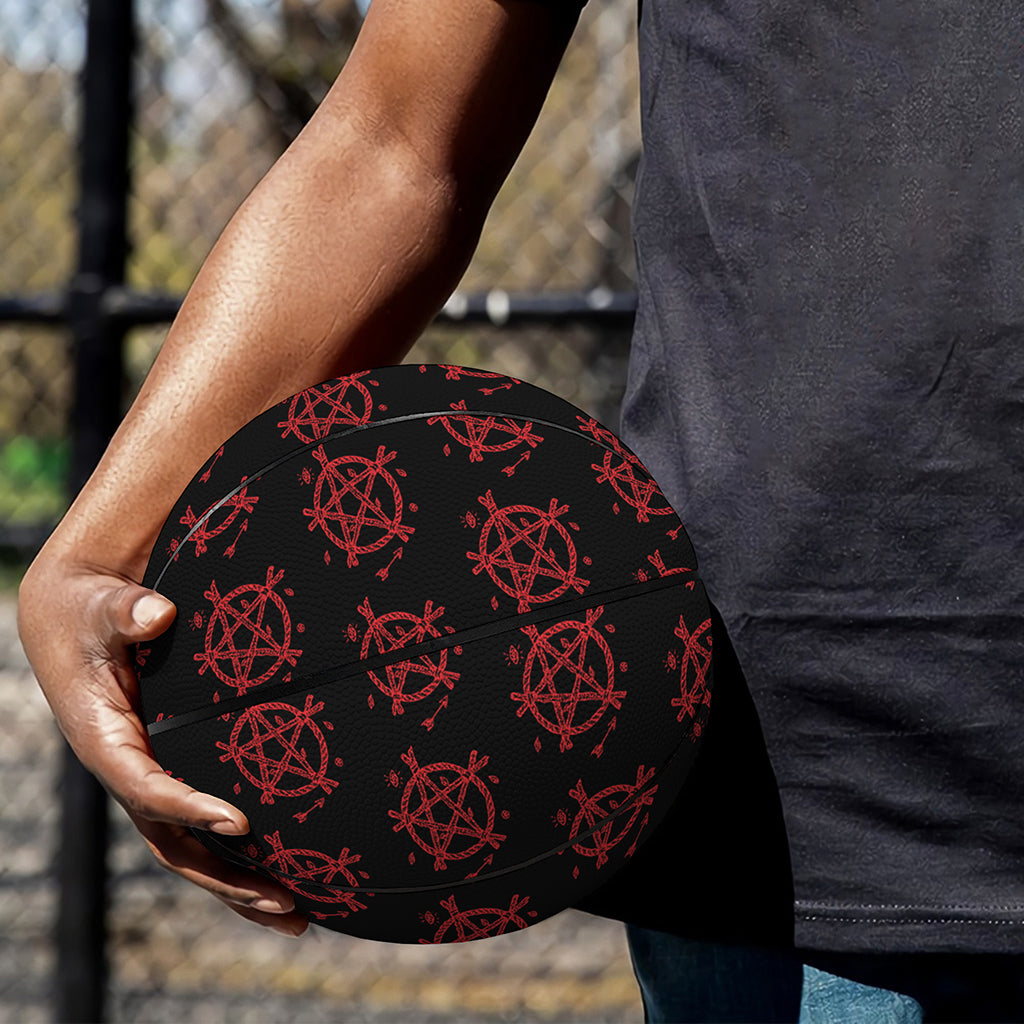 Magic Pentagram Pattern Print Basketball