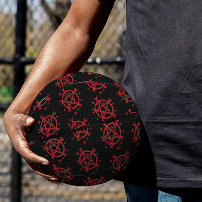 Magic Pentagram Pattern Print Basketball