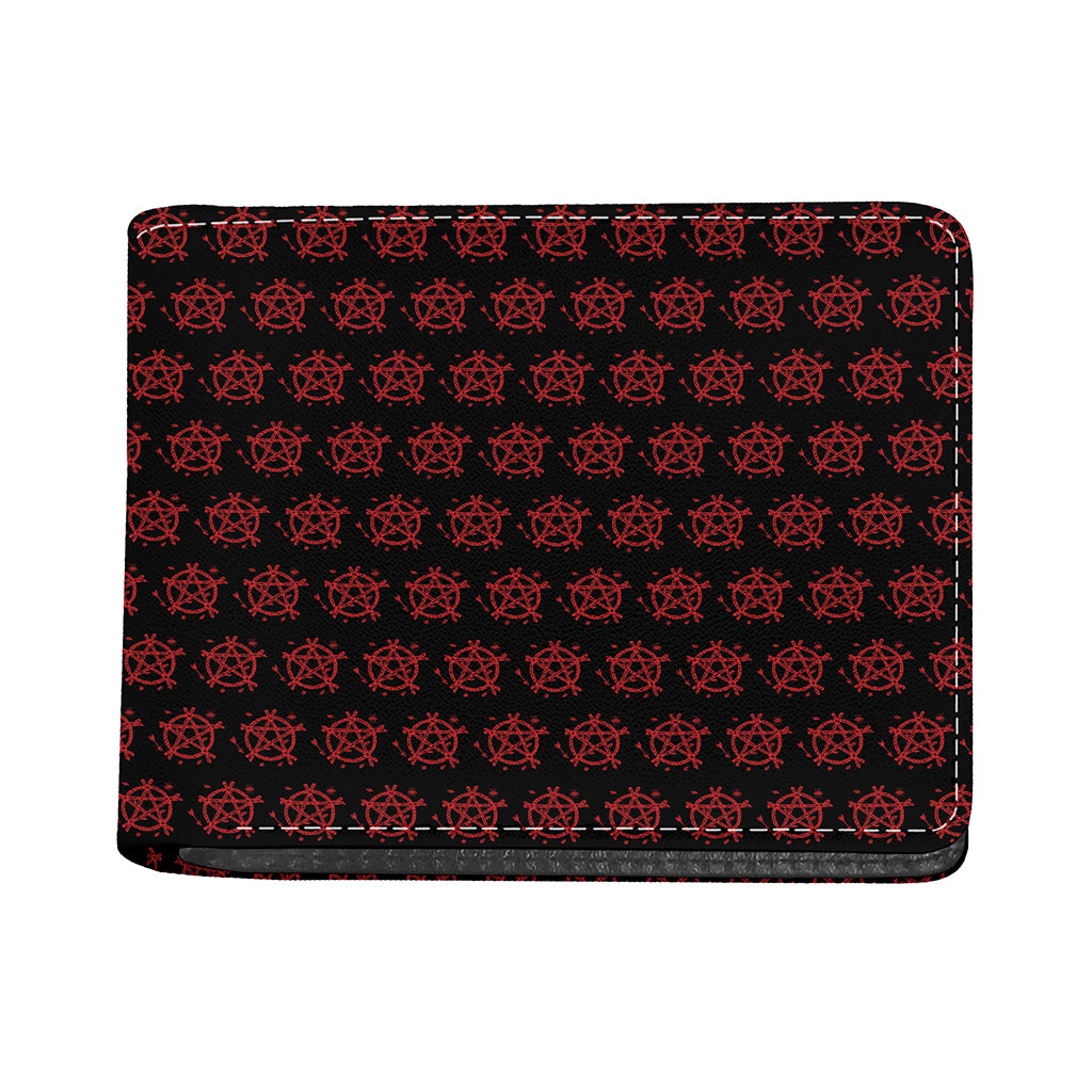 Magic Pentagram Pattern Print Bifold Wallet