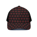 Magic Pentagram Pattern Print Black Mesh Trucker Hat