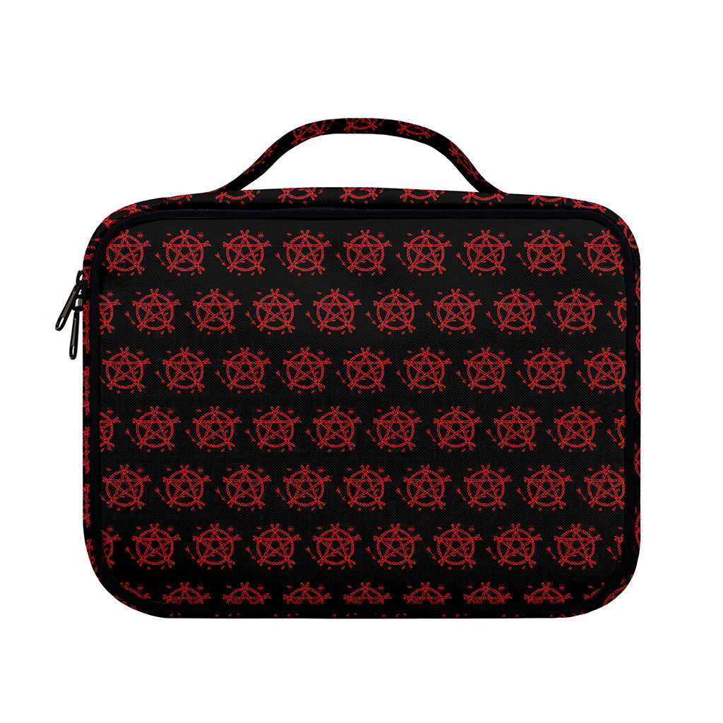 Magic Pentagram Pattern Print Briefcase Bible Bag