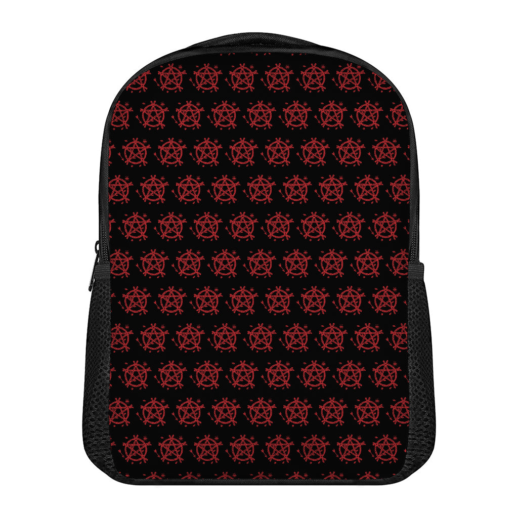 Magic Pentagram Pattern Print Casual Backpack