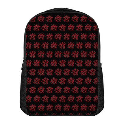 Magic Pentagram Pattern Print Casual Backpack