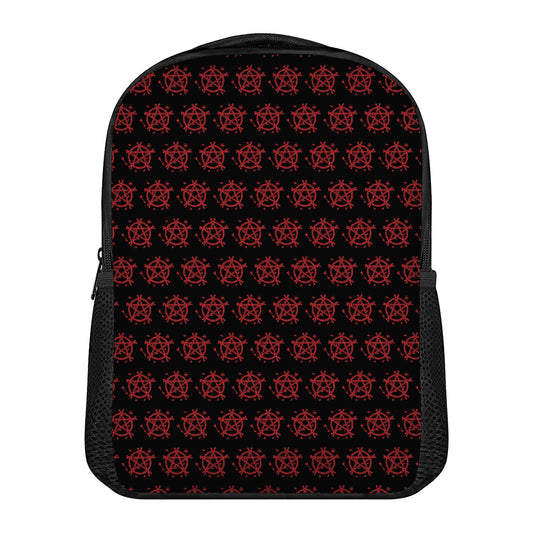 Magic Pentagram Pattern Print Casual Backpack