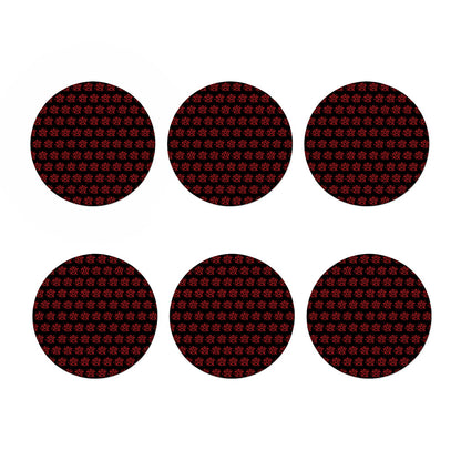 Magic Pentagram Pattern Print Coaster Set