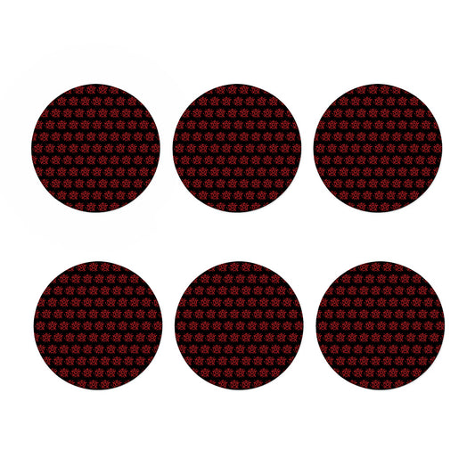 Magic Pentagram Pattern Print Coaster Set