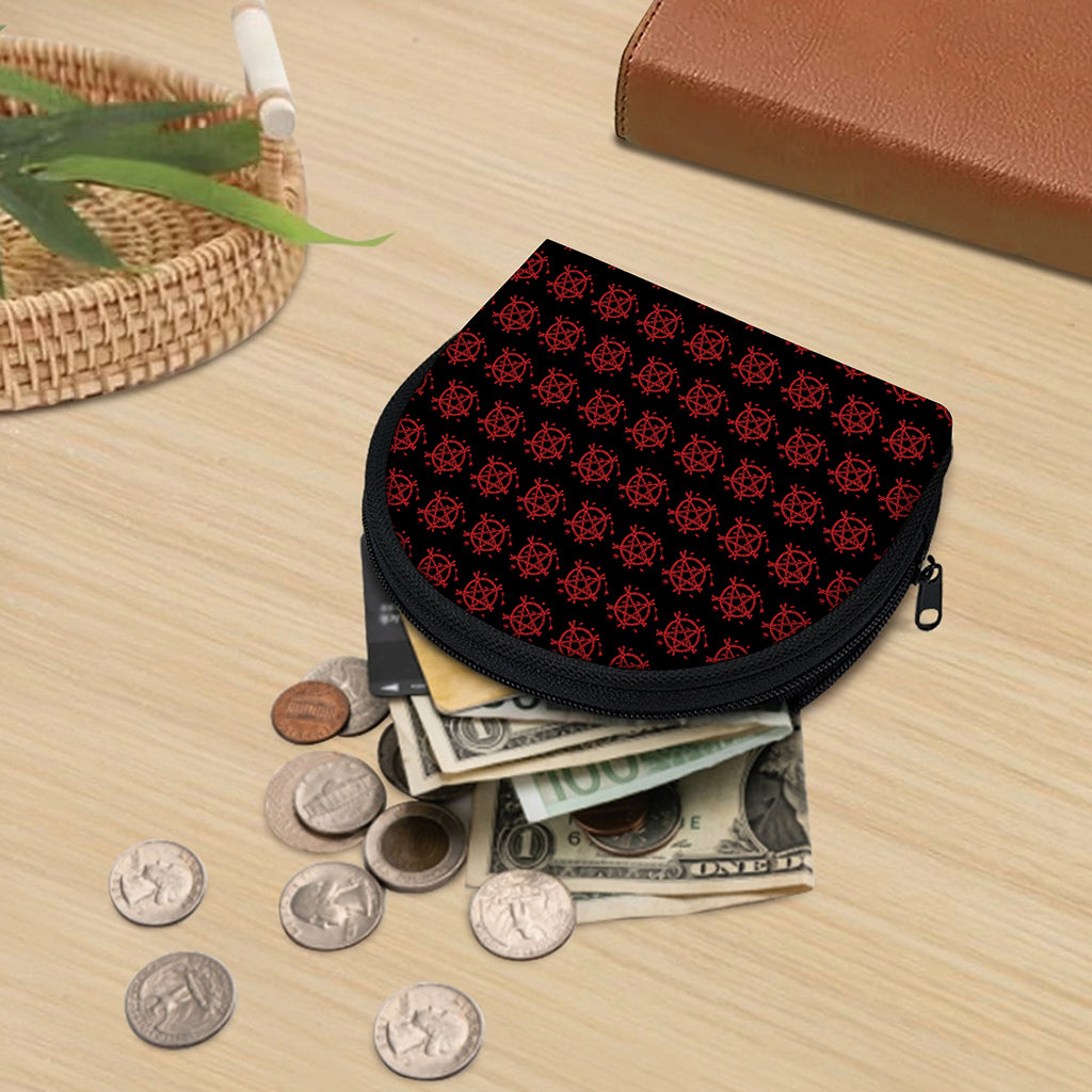 Magic Pentagram Pattern Print Coin Purse