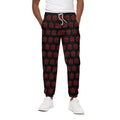 Magic Pentagram Pattern Print Cotton Sweatpants