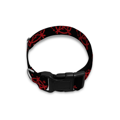 Magic Pentagram Pattern Print Dog Collar