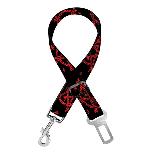Magic Pentagram Pattern Print Dog Seat Belt