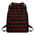 Magic Pentagram Pattern Print Drawstring Backpack