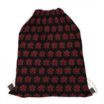 Magic Pentagram Pattern Print Drawstring Bag
