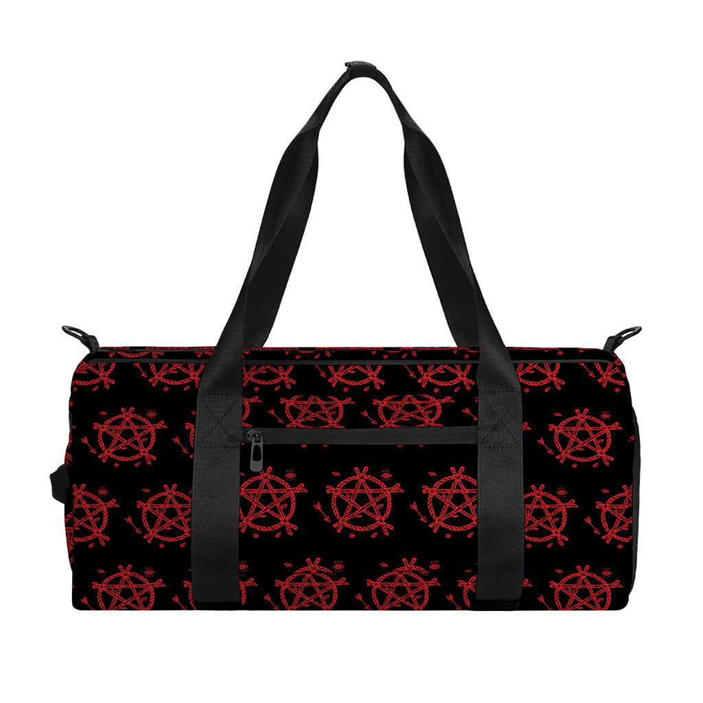 Magic Pentagram Pattern Print Gym Bag