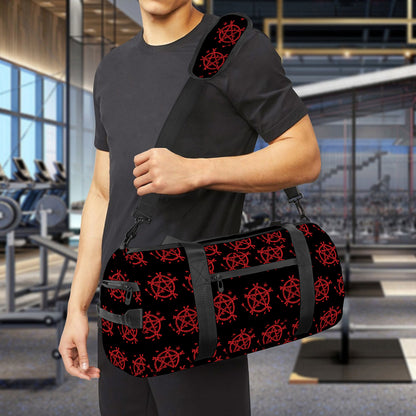 Magic Pentagram Pattern Print Gym Bag