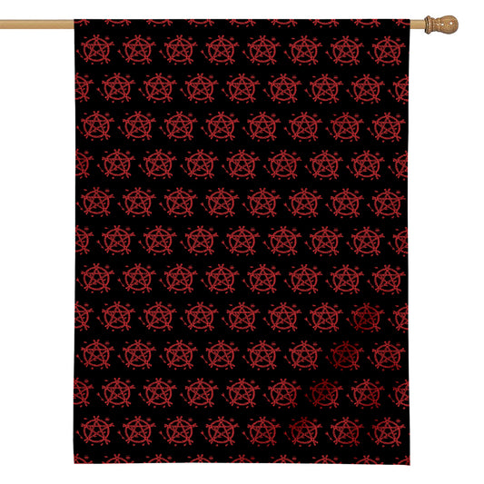 Magic Pentagram Pattern Print House Flag