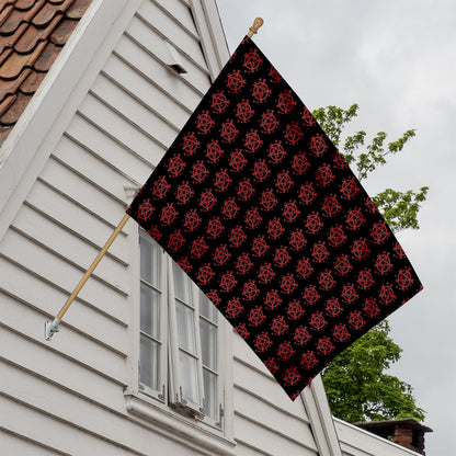 Magic Pentagram Pattern Print House Flag