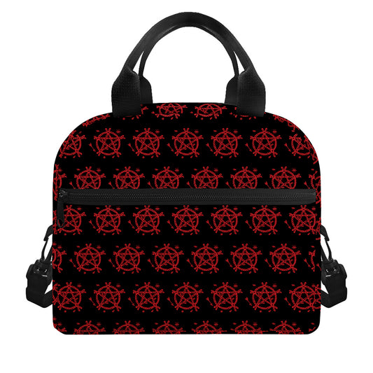 Magic Pentagram Pattern Print Insulated Lunch Bag
