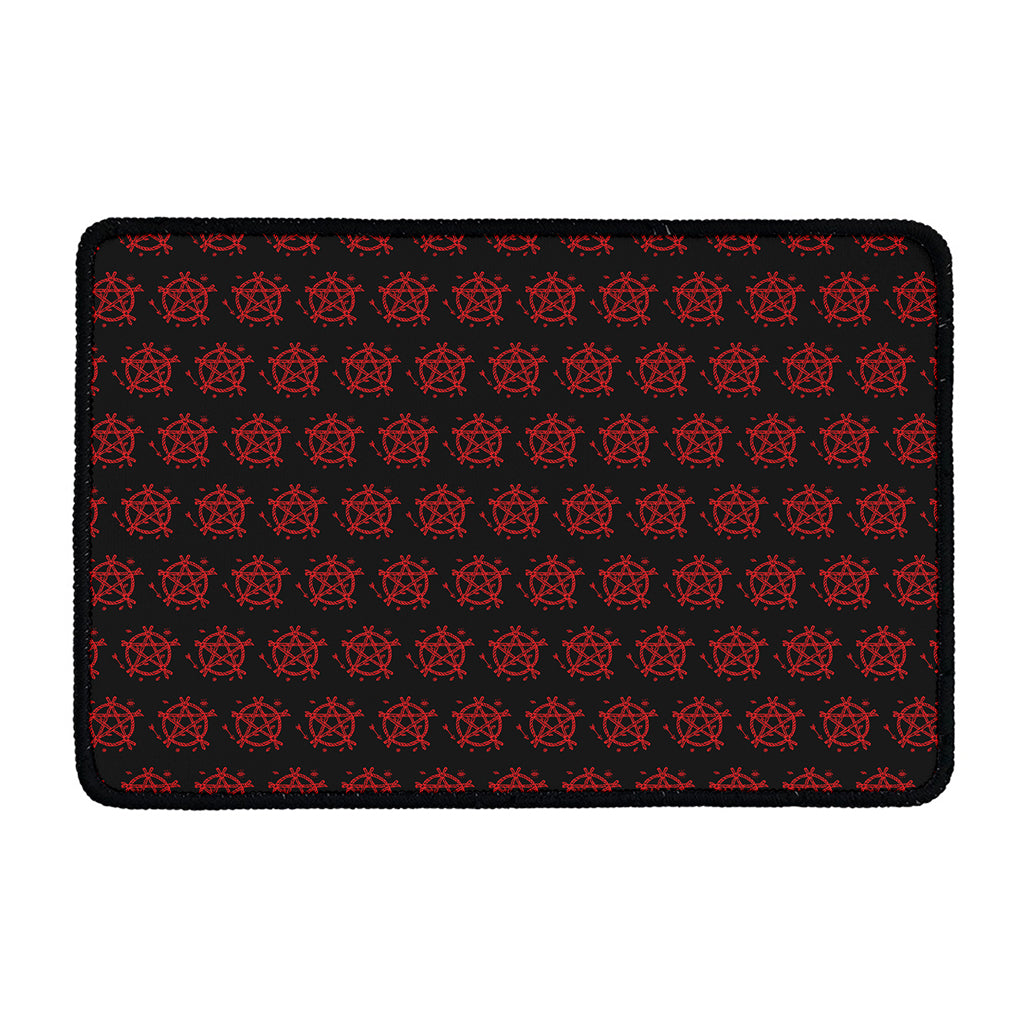 Magic Pentagram Pattern Print Kitchen Mat