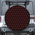 Magic Pentagram Pattern Print Leather Spare Tire Cover