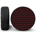 Magic Pentagram Pattern Print Leather Spare Tire Cover