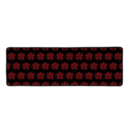 Magic Pentagram Pattern Print Long Kitchen Mat