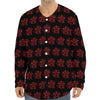 Magic Pentagram Pattern Print Long Sleeve Baseball Jersey