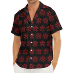 Magic Pentagram Pattern Print Men's Deep V-Neck Shirt