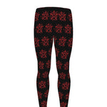 Magic Pentagram Pattern Print Men's leggings