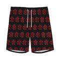 Magic Pentagram Pattern Print Men's Athletic Shorts