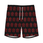 Magic Pentagram Pattern Print Men's Sports Shorts