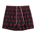 Magic Pentagram Pattern Print Mesh Shorts
