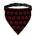 Magic Pentagram Pattern Print Over The Collar Dog Bandana