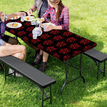 Magic Pentagram Pattern Print Picnic Table Cover