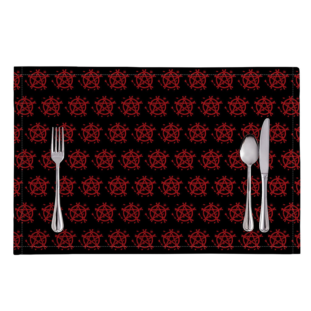 Magic Pentagram Pattern Print Placemat