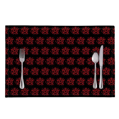 Magic Pentagram Pattern Print Placemat