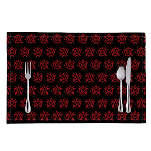 Magic Pentagram Pattern Print Placemat