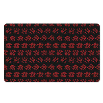 Magic Pentagram Pattern Print Polyester Doormat