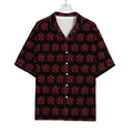 Magic Pentagram Pattern Print Rayon Hawaiian Shirt