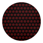 Magic Pentagram Pattern Print Round Blanket
