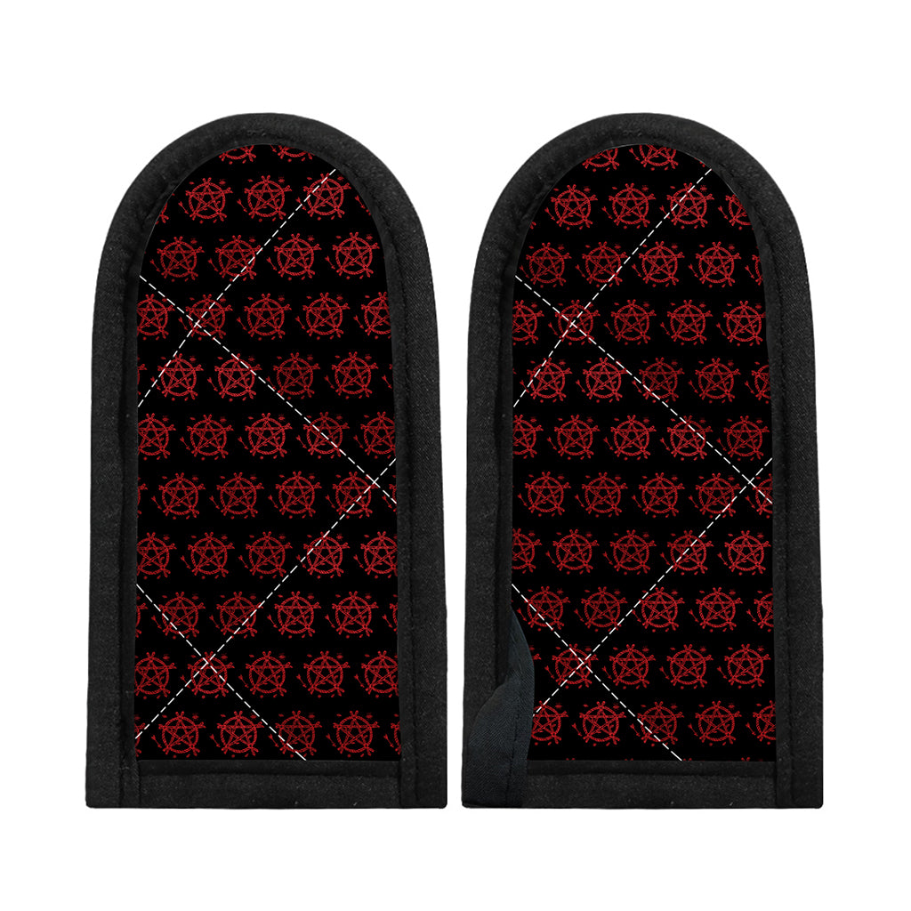 Magic Pentagram Pattern Print Skillet Handle Cover