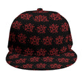 Magic Pentagram Pattern Print Snapback Cap