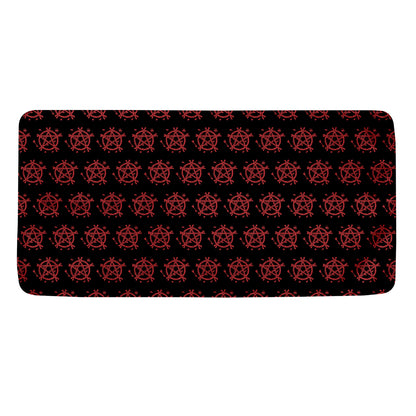 Magic Pentagram Pattern Print Towel
