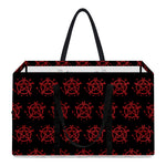 Magic Pentagram Pattern Print Utility Tote Bag