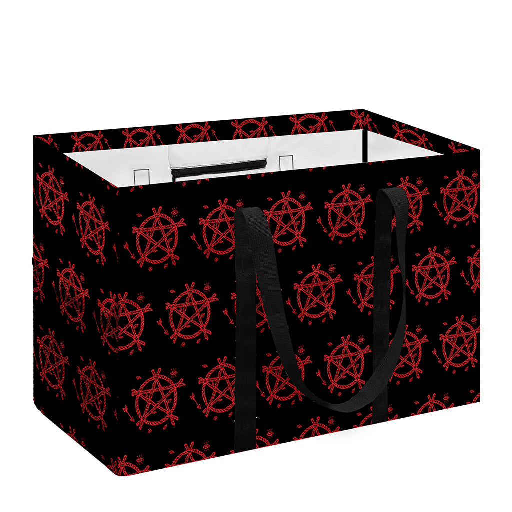 Magic Pentagram Pattern Print Utility Tote Bag