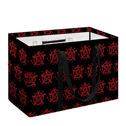 Magic Pentagram Pattern Print Utility Tote Bag