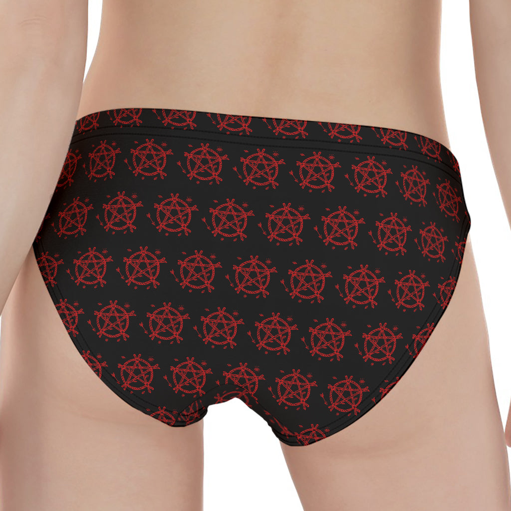 Magic Pentagram Pattern Print Women's Panties