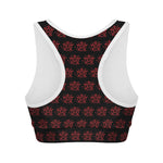 Magic Pentagram Pattern Print Women's Sports Bra