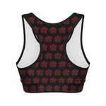 Magic Pentagram Pattern Print Women's Sports Bra