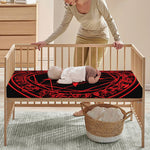 Magic Pentagram Symbol Print Baby Crib Sheet