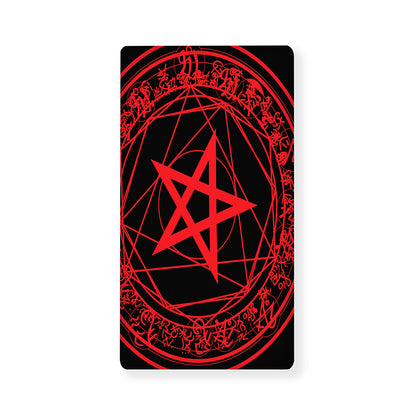 Magic Pentagram Symbol Print Baby Crib Sheet